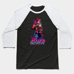 Asuka Asian Wrestler Baseball T-Shirt